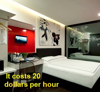 It costs 20 dollars per hour